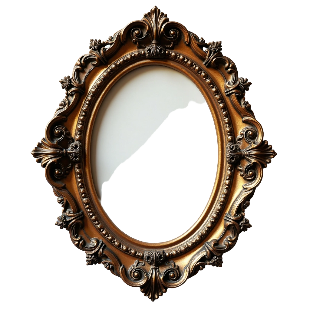 Ornate Oval Frame